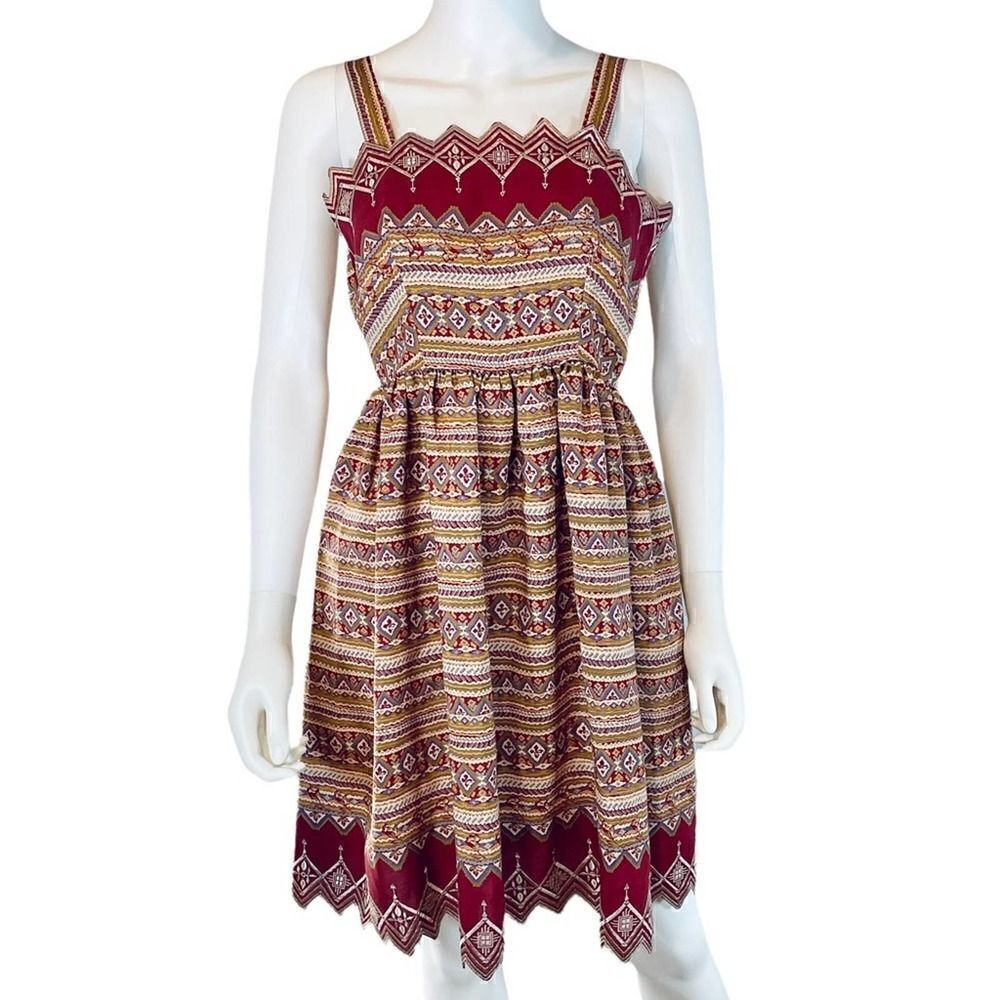 Boutique Embroidered Bohemian Dress
